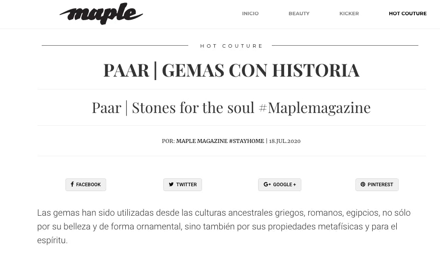 Maple Magazine