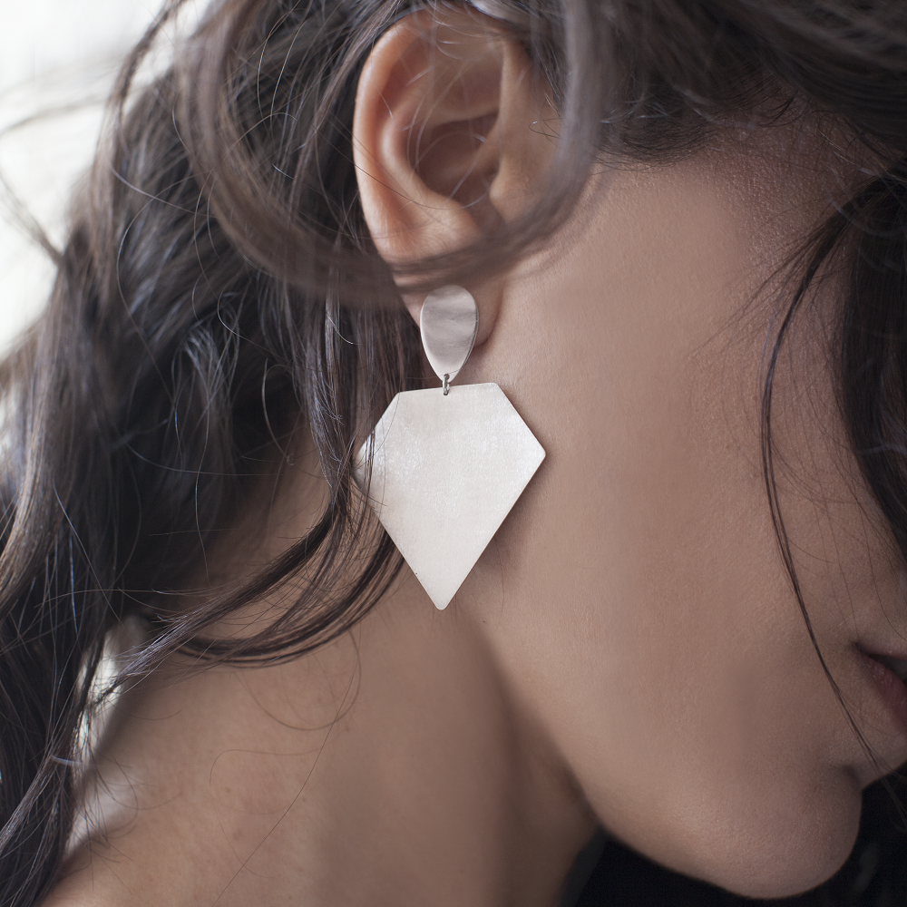Aretes Clementine Plata
