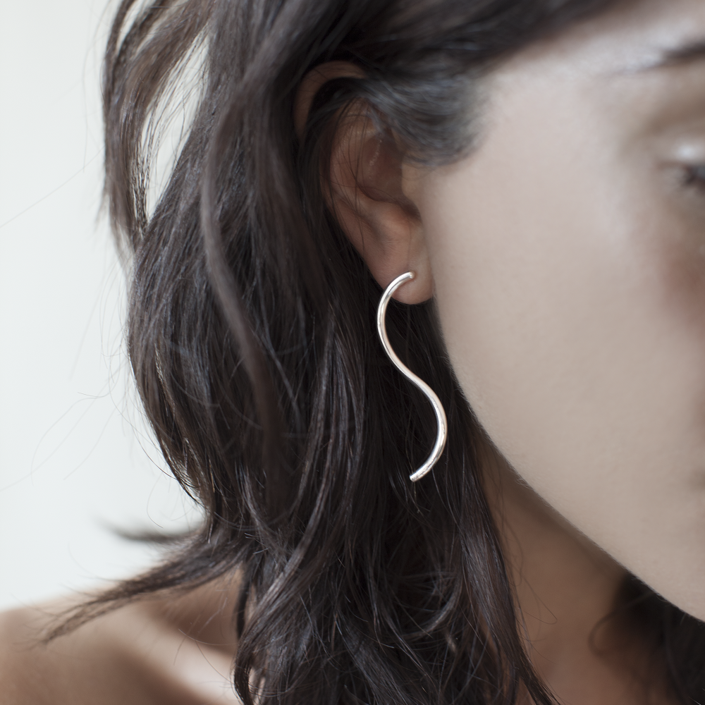 Orm Earrings Silver