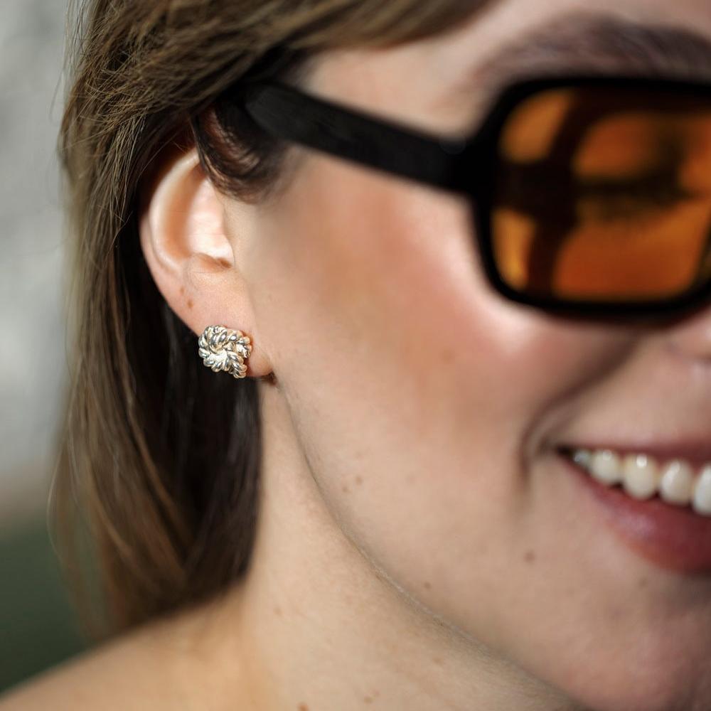 Aretes Knot Plata