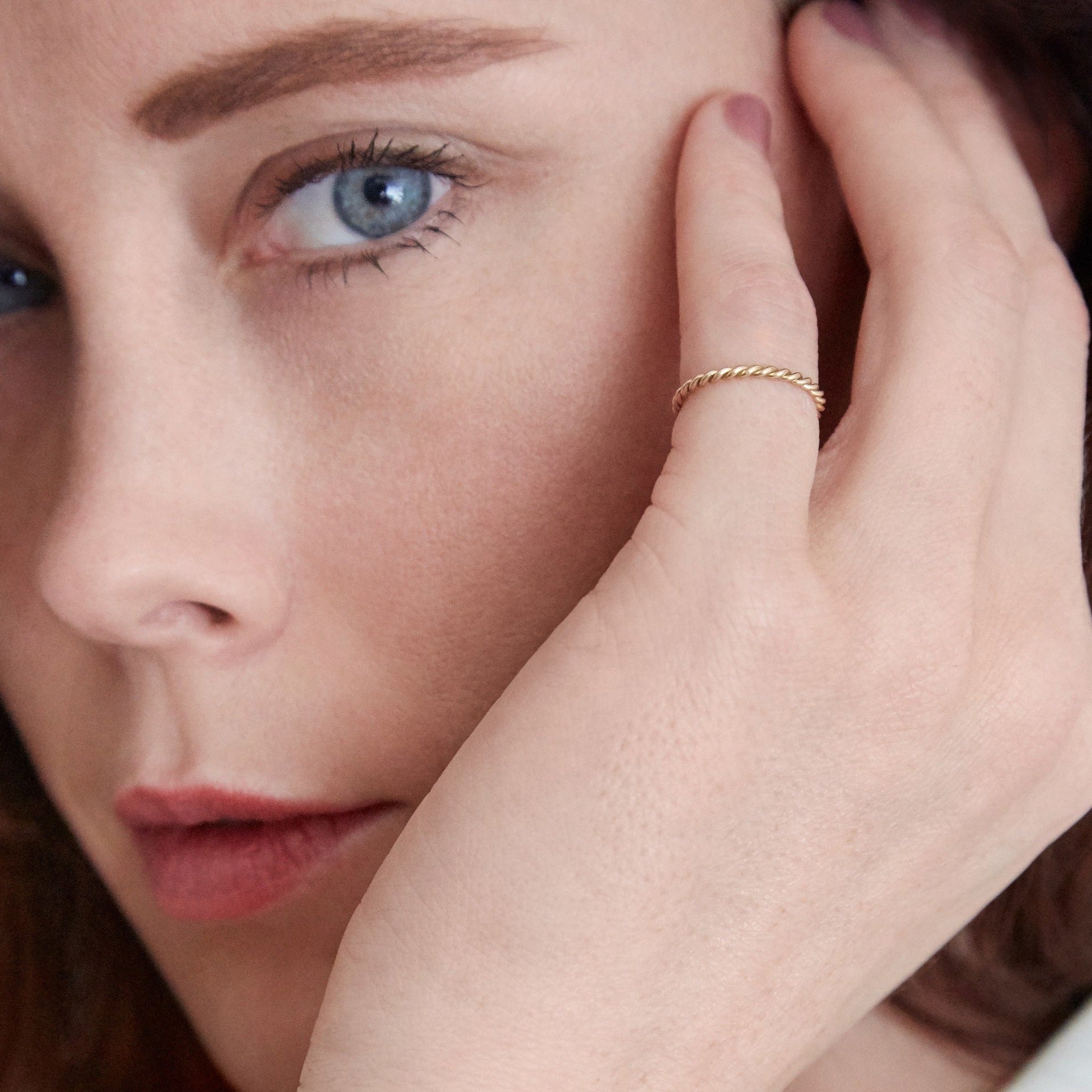 14k Yellow Gold Twisted Ring