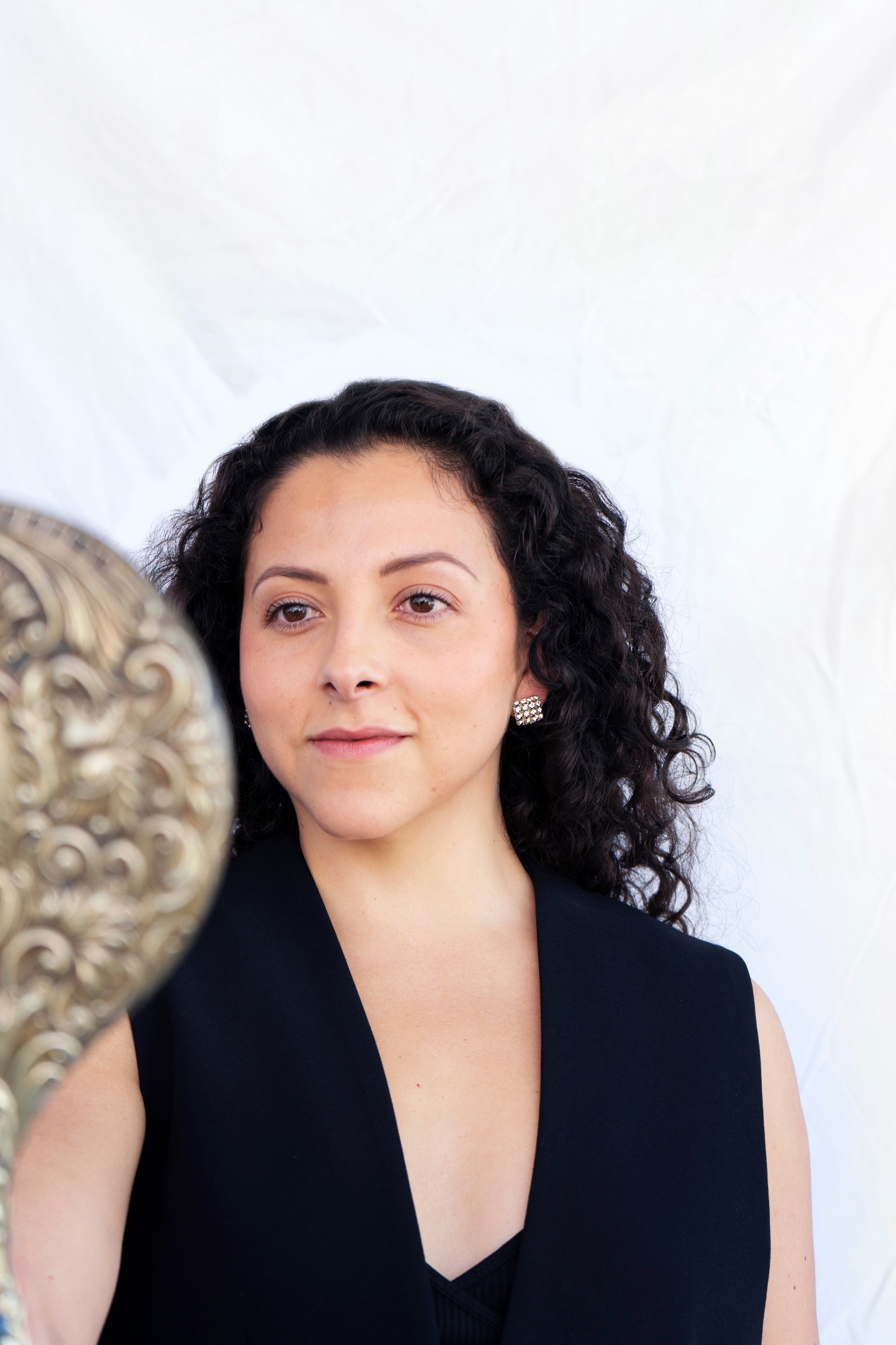 Wedge Earrings Silver