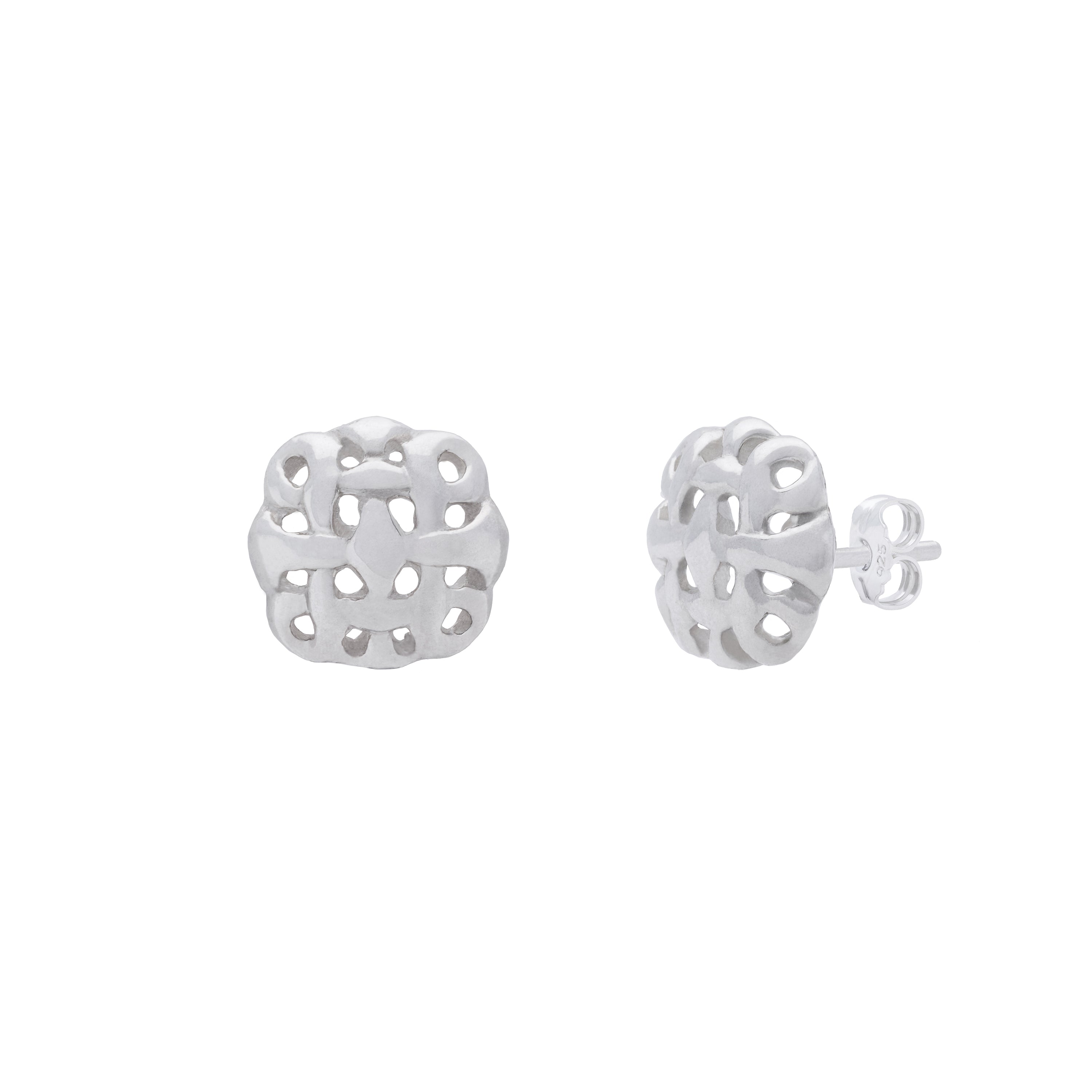 Loom Earrings Silver