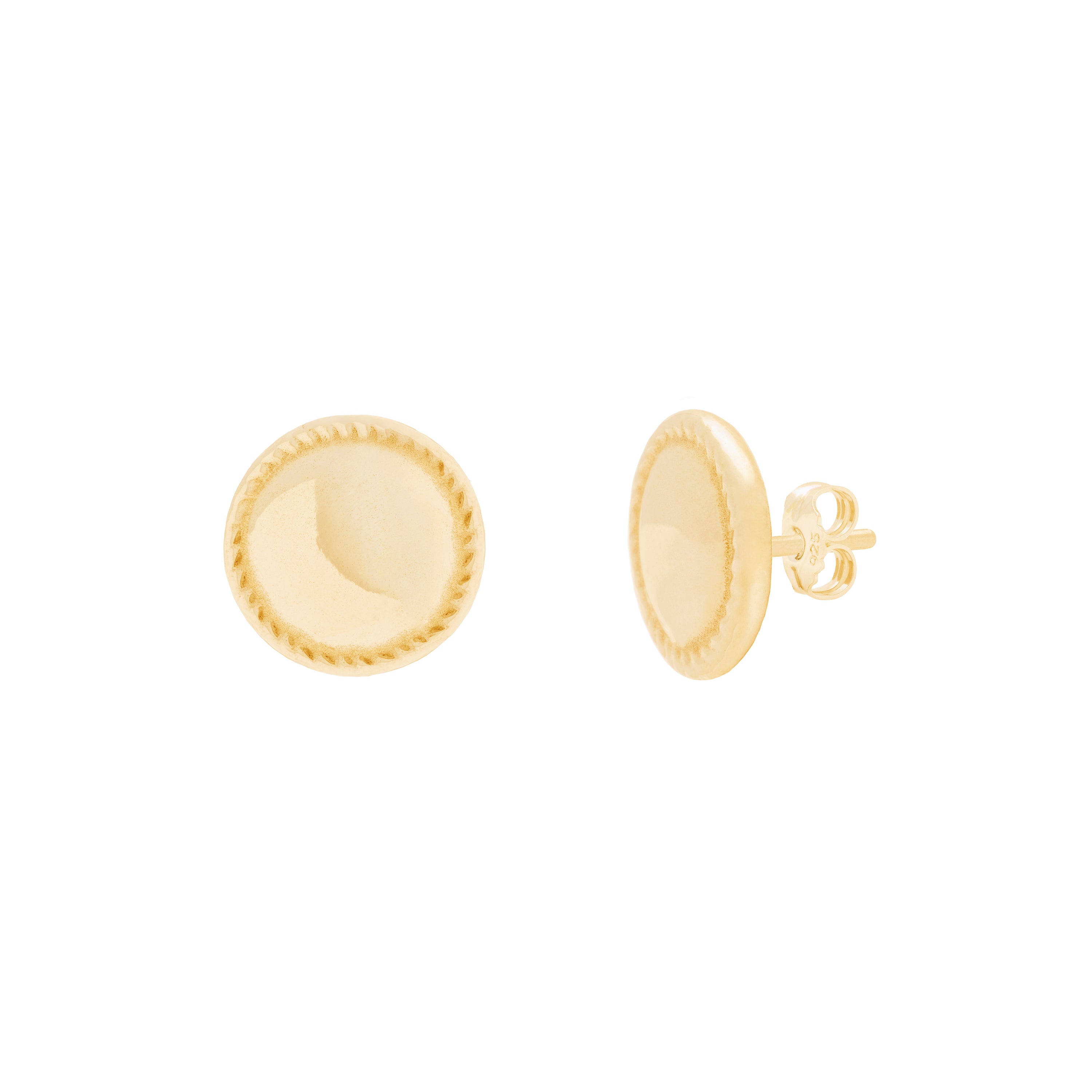 Button Earrings