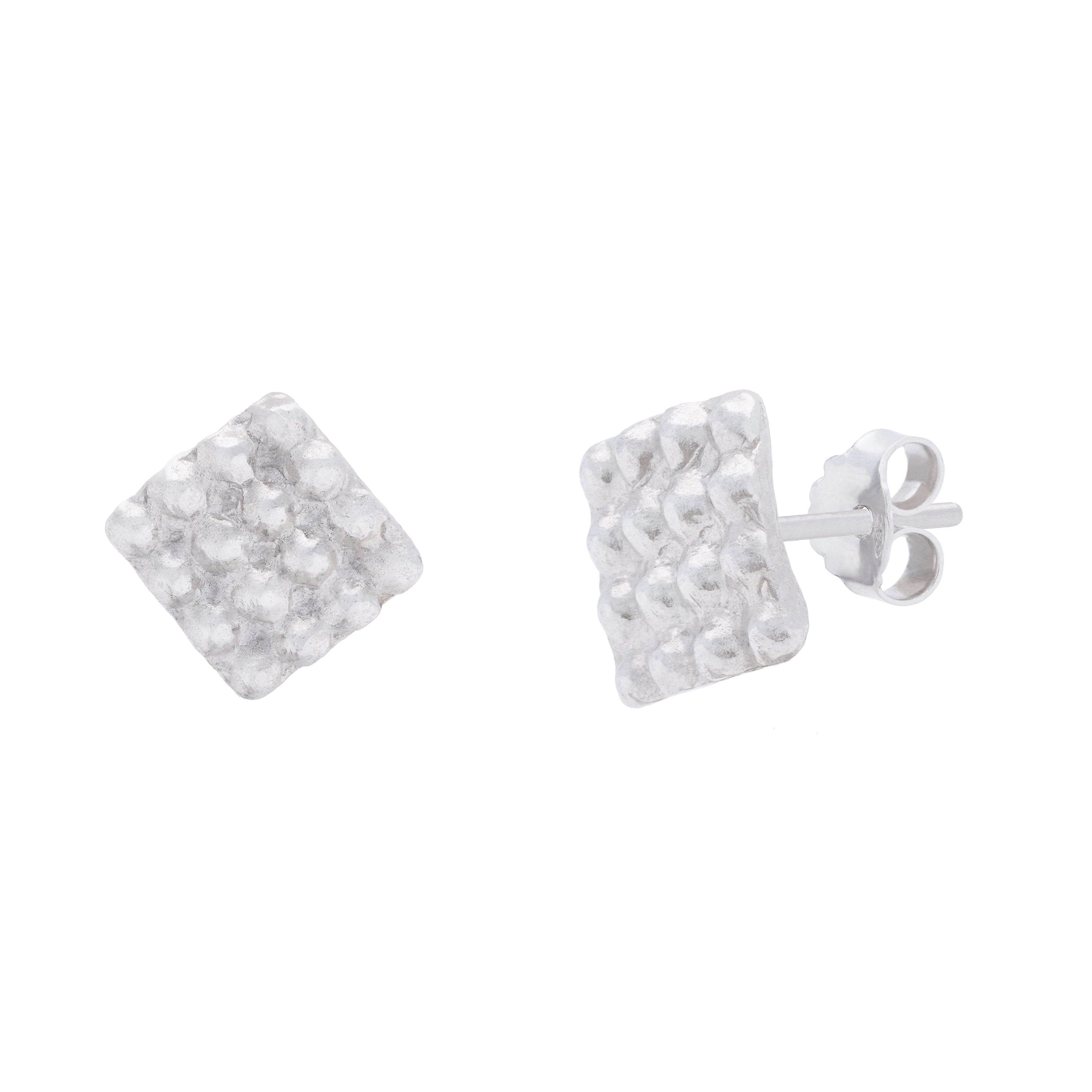 Wedge Earrings Silver