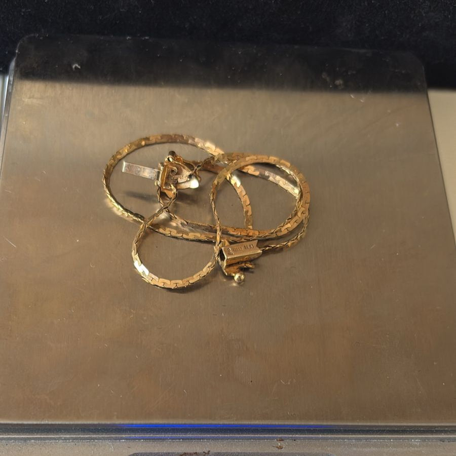 Soldering broken chain (sterling silver)