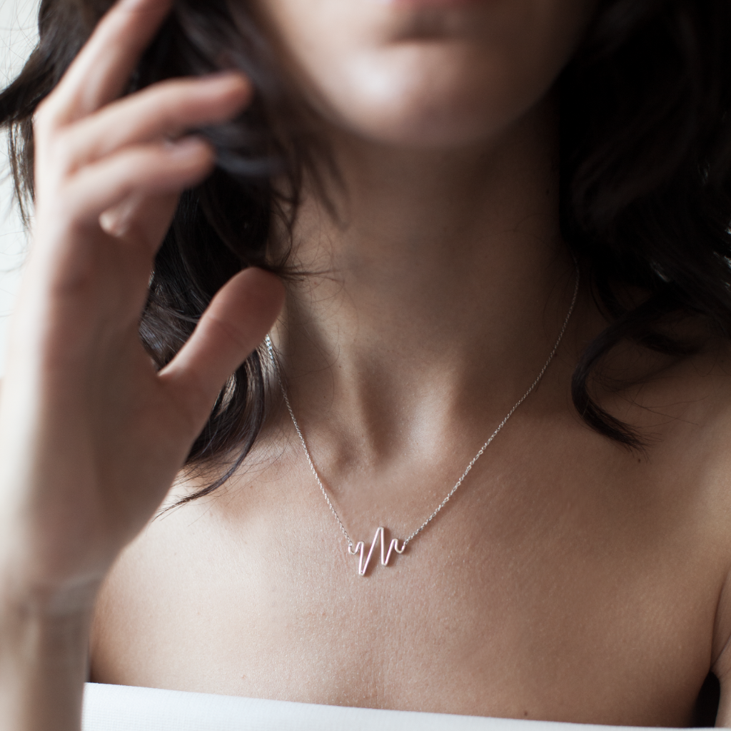 Mini Cardio Necklace Silver