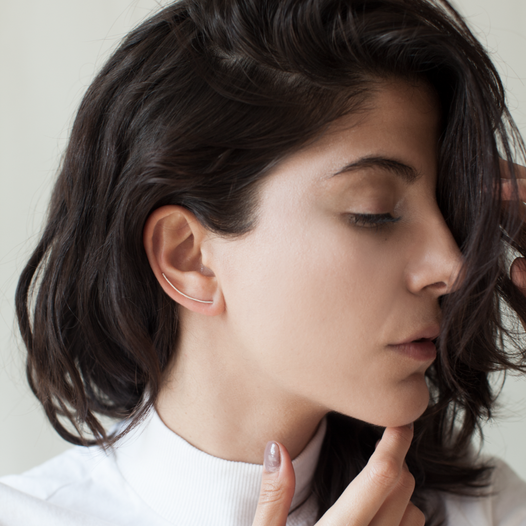 Linear Earcuff Silver