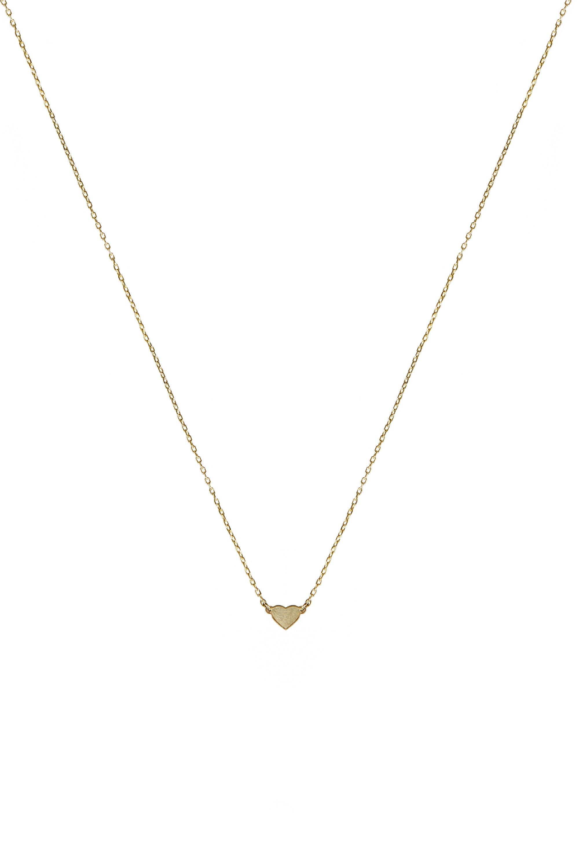 14k Gold Heart Necklace
