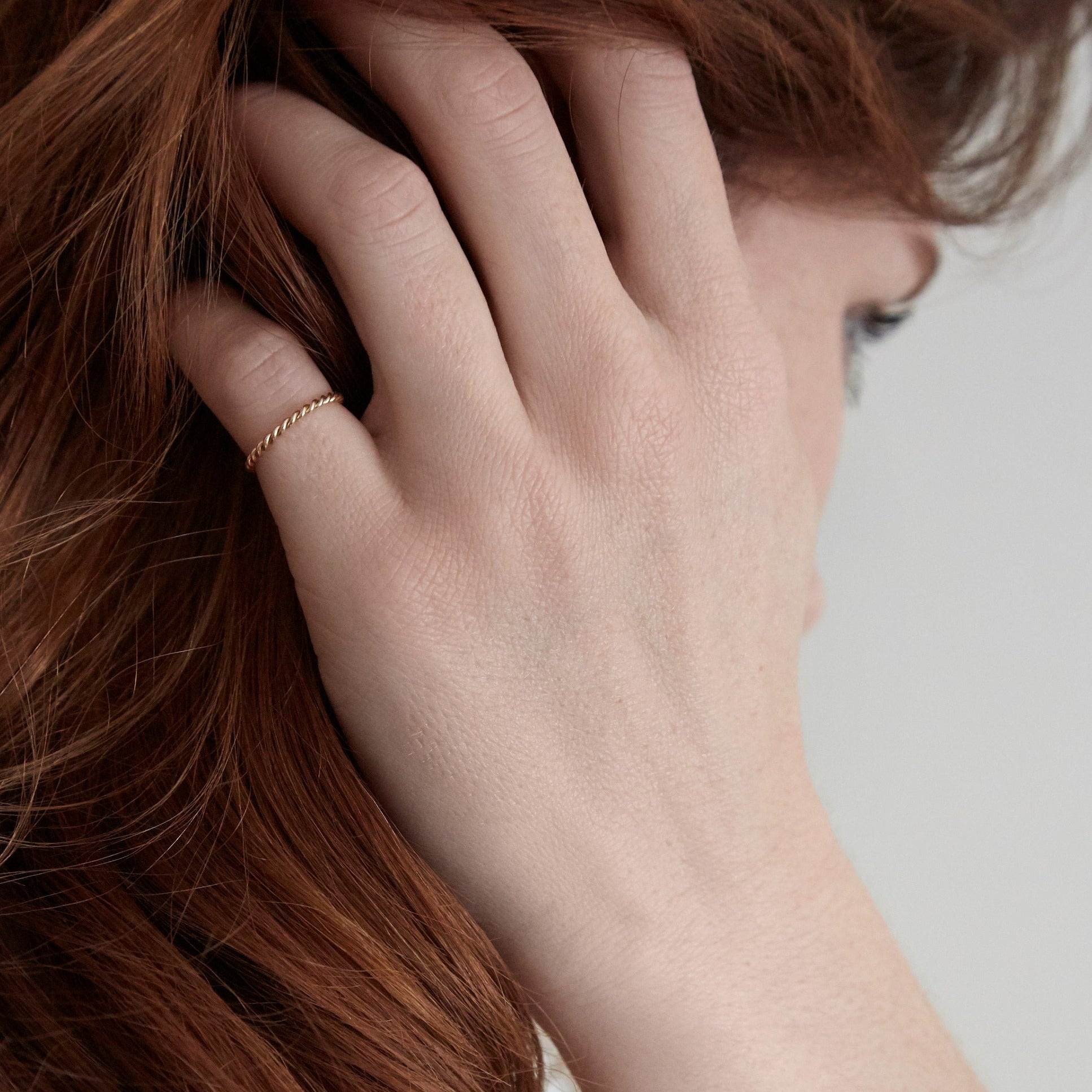 14k Yellow Gold Twisted Ring