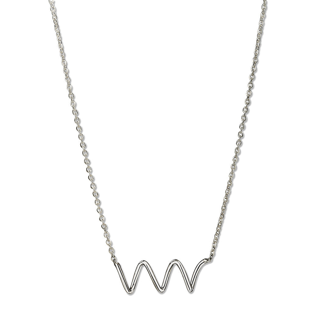 Mini Spiral Necklace Silver