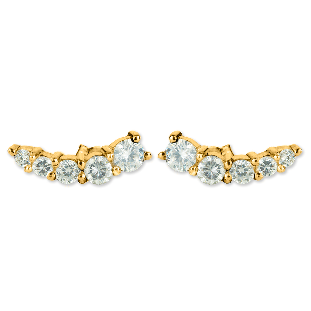 White Adar Earcuff