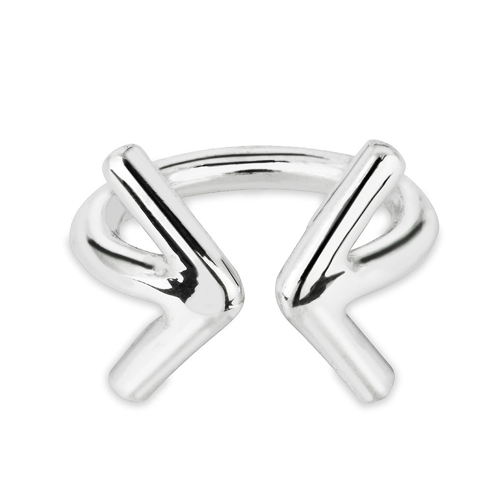 Teer Ring Silver