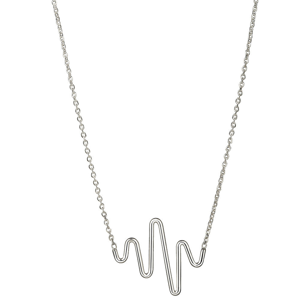 Mini Cardio Necklace Silver