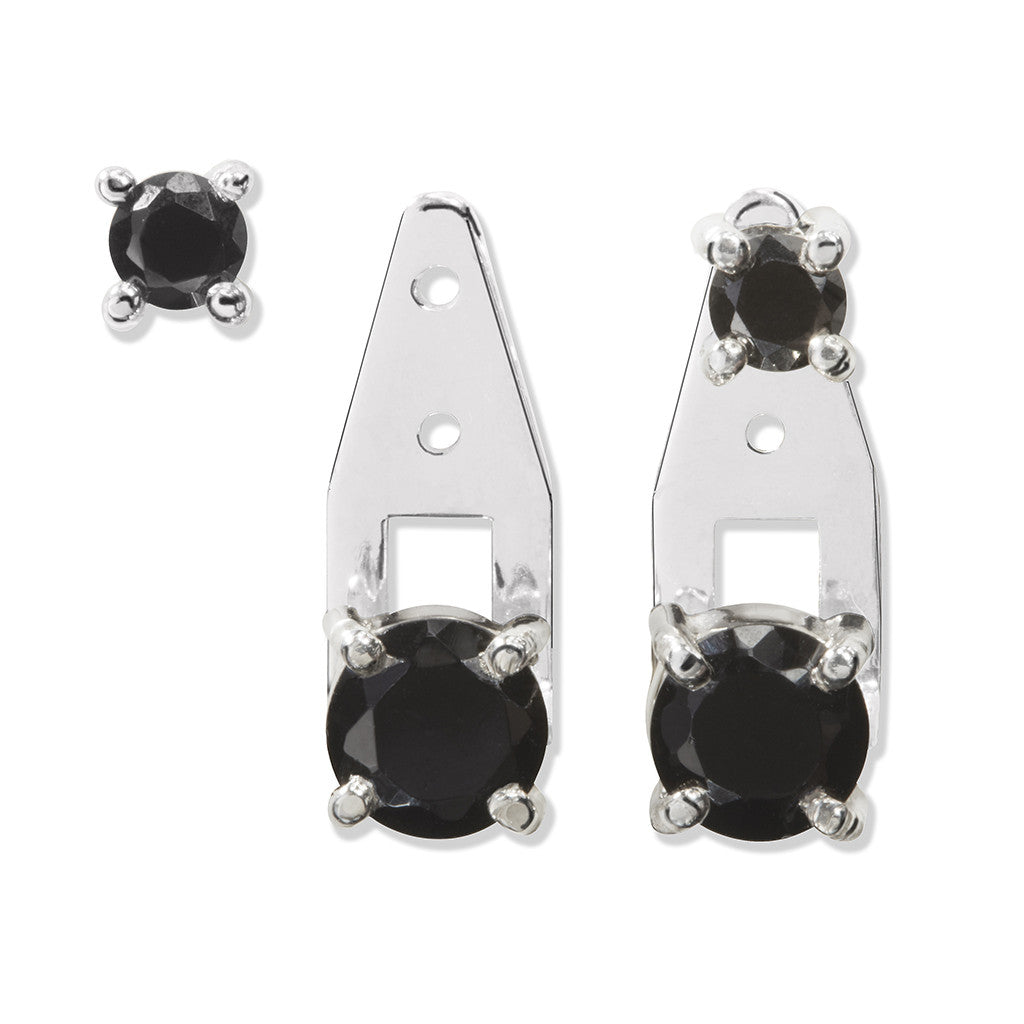 Black Ear Jacket Silver