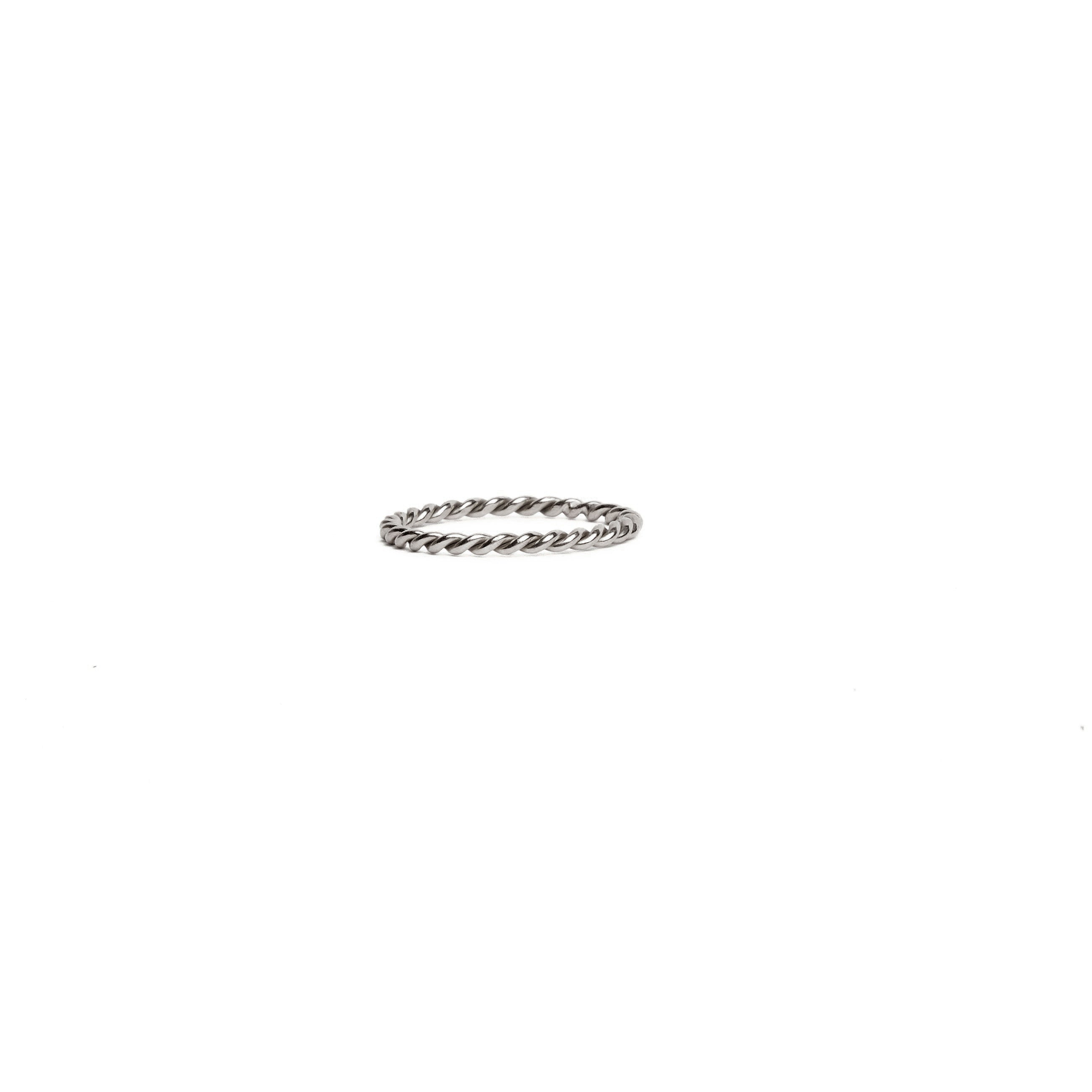 Sterling Silver Twisted Ring